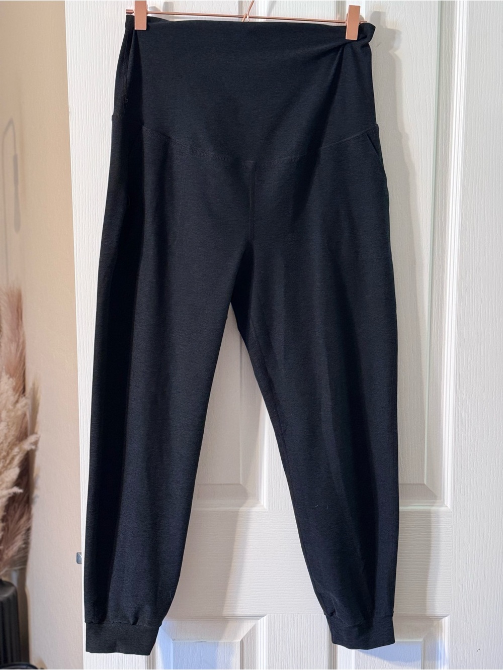 Beyond the Bump Black Logo Maternity Top